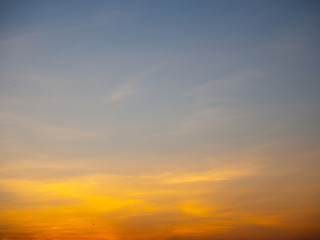 Naklejka na ściany i meble Colorful sky in twilight time background