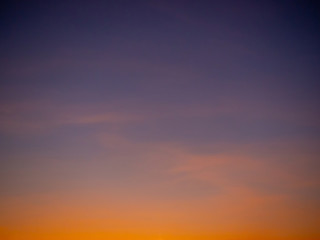 Colorful sky in twilight time background