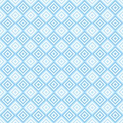 Blue rhombus tile vector seamless pattern