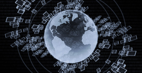 抽象的な背景、テクノロジー、アメリカ、ヨーロッパ