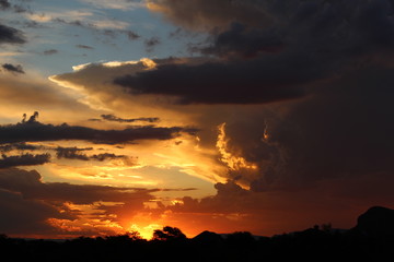 Sunset and Beautiful Clouds