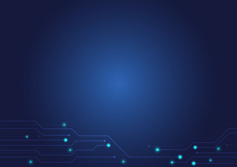 Abstract background with High-tech technology texture circuit board texture.Electronic motherboard illustration. Vector illustration.