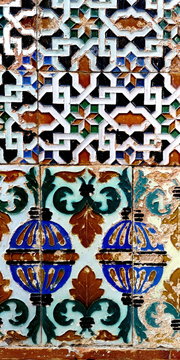 Old tile work, Tetouan, Morocco