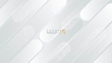 white and Grey Luxury Background Concept. Vector EPS 10