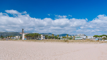 Fototapeta na wymiar Spain, Castelldefels beach