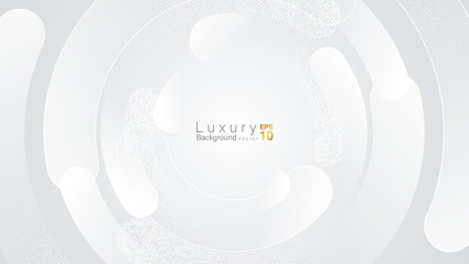 white and Grey Luxury Background Concept. Vector EPS 10
