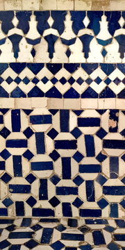 tile work in Ibn Danan synagoue , Fes, Morocco