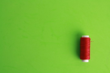 sewing thread red clothes