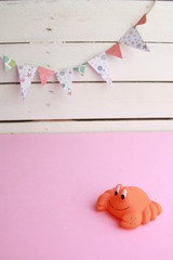 child toy for crab shaped bathtub