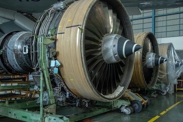 Gas turbine power plant engine.