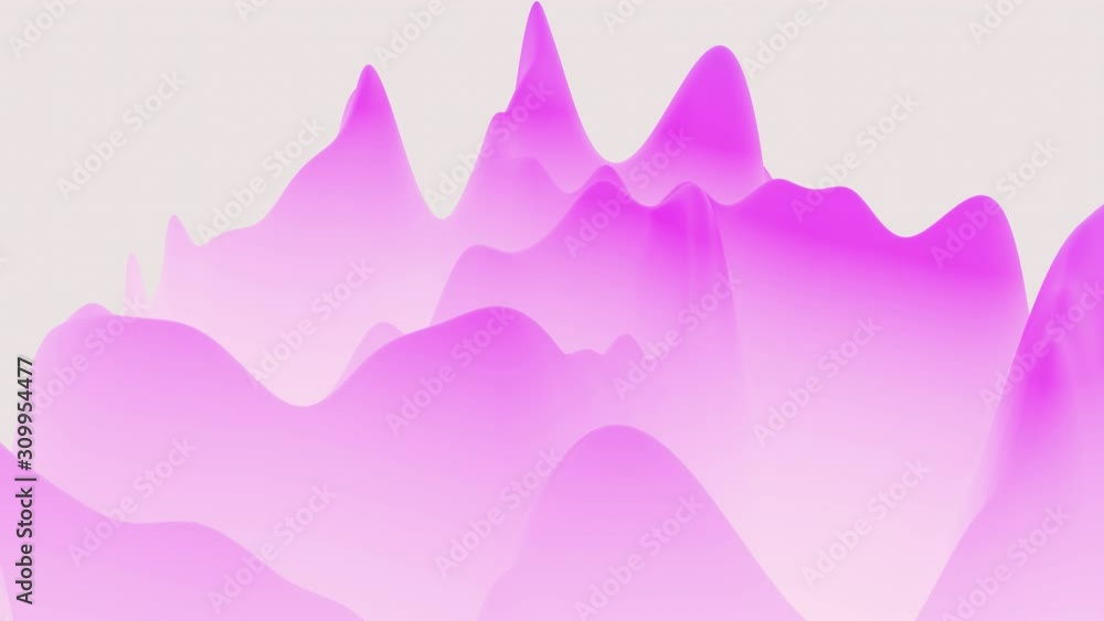 Poster 4k seamless loop with abstract fluid violet gradients, inner glow wavy surface. beautiful color grad
