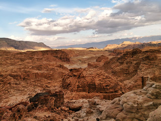 Copper mountains of Timna park