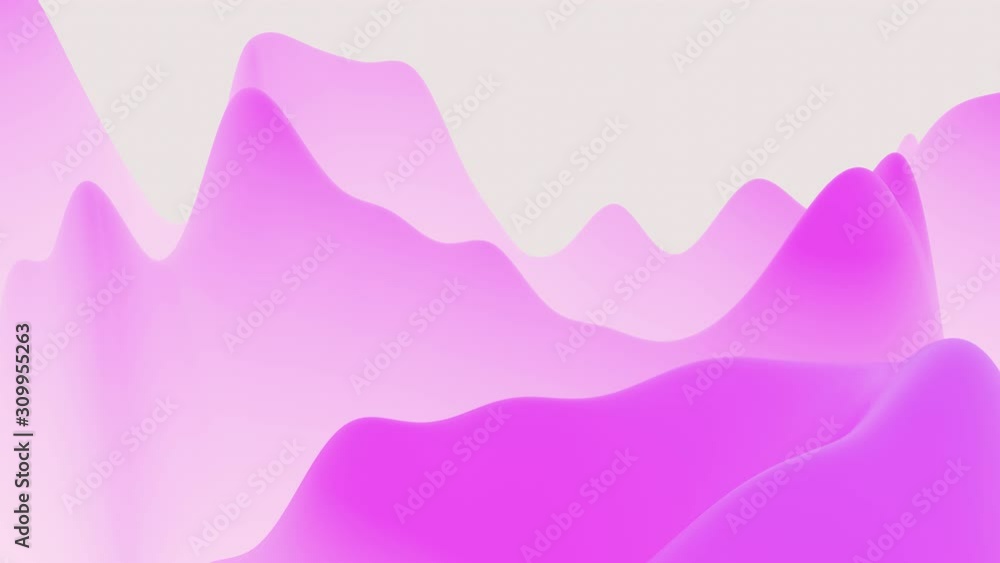 Poster 4k seamless loop with abstract fluid violet gradients, inner glow wavy surface. beautiful color grad