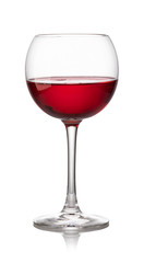 Glass of red wine