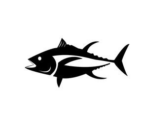 Simple tuna vector logo design