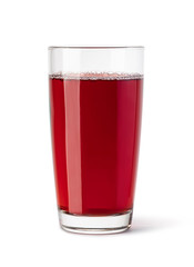 glass of pomegranate juice