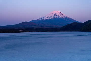 富士山と本栖湖 / Mt.Fuji and Motosuko