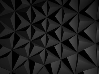 Abstract black digital pattern, background texture 3 d