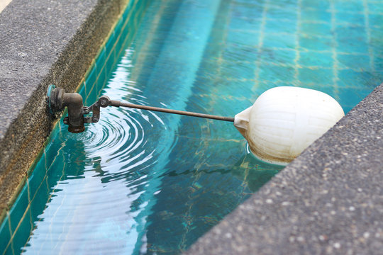 Float Ball Valve For Filling Water Into The Pool.