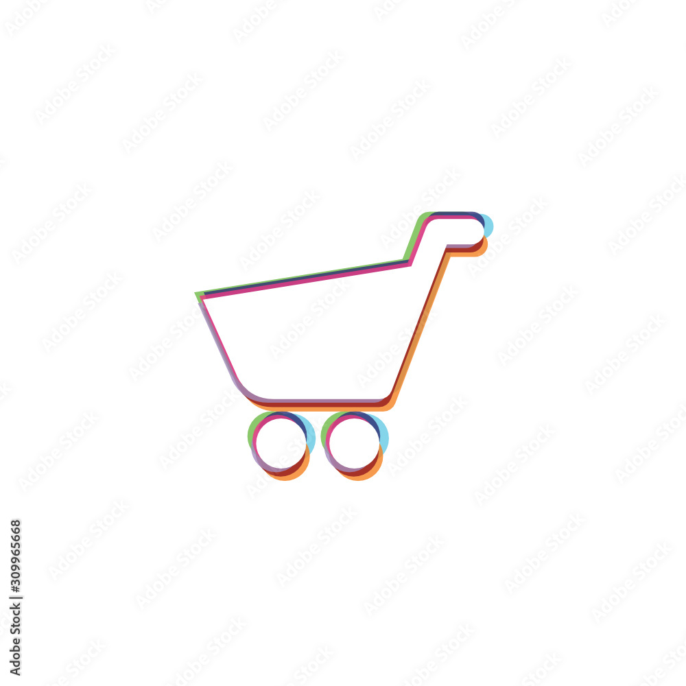 Sticker Shopping Cart -  App Icon