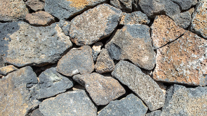 background from stones for sunlit