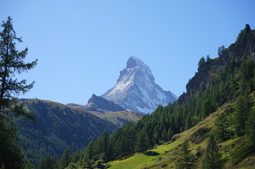 スイスアルプス　マッターホルン  ハイキング