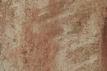 painted scratched and cracks rusty grunde textured surface for background, banner and copy space