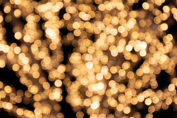 Glowing background solid coating bokeh warm white light LEDs