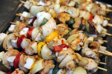 Delicious Hungarian food at a garden party