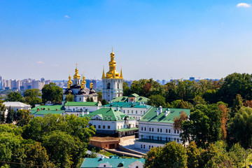 View of the Kiev Pechersk Lavra, also known as the Kiev Monastery of the Caves in Ukraine