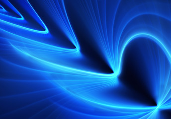 Abstract color dynamic background with lighting effect. Fractal art