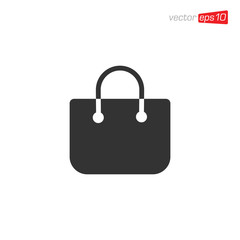 Bag Shop Icon Design Illustrator