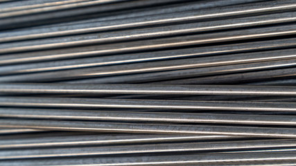 Obraz premium The metal bars of the workpiece. Background texture