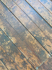 Old wooden background and board fence from Finland Porvoo historical old town.