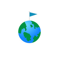 Word peace illustration. Design template vector