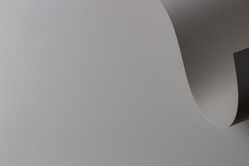 Abstract geometric shape gray color paper background