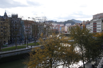 View of Bilbao from a hill
