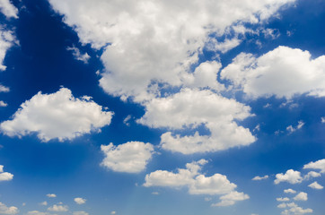 Naklejka na ściany i meble beautiful cloud and blue sky background.