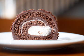 Chocolate swiss roll