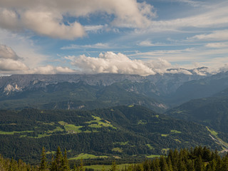 Blick auf die Alpen