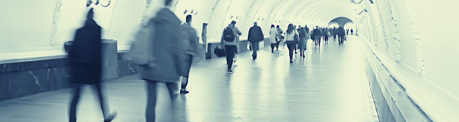 blurred background walking people crowd legs / gray background movement traffic abstract people...