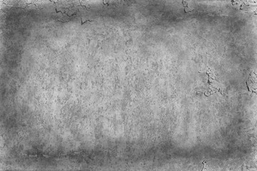 Obraz premium old gray wall / abstract vintage gray background, texture old concrete, plaster crack