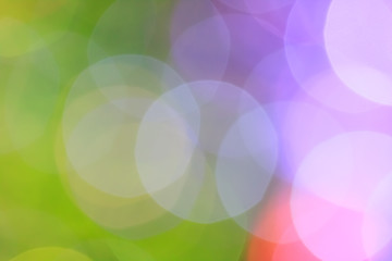Colorful bokeh background.