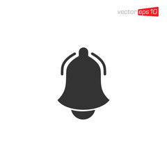 Bell Notification Icon Design Vector