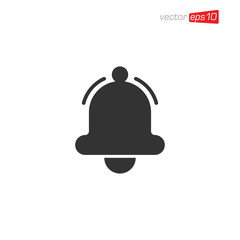 Bell Notification Icon Design Vector