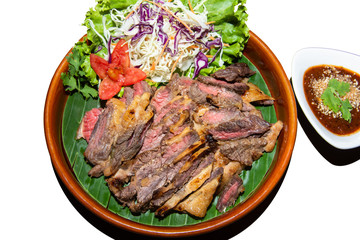 tasty slice grilled pork