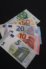 euro banknotes