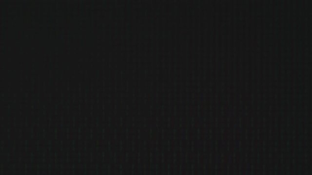 Typing of phrase with green letters on black background. After knock knock phrase people's name follow.