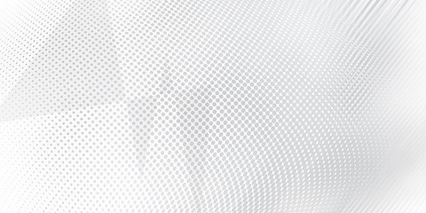 Gray halftone pattern with white line motion backdrop wallpaper. Clean Grey geometric background.