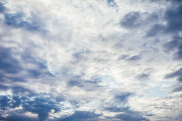 Obraz premium blue sky with white clouds